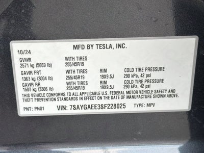 2025 Tesla Model Y Long Range