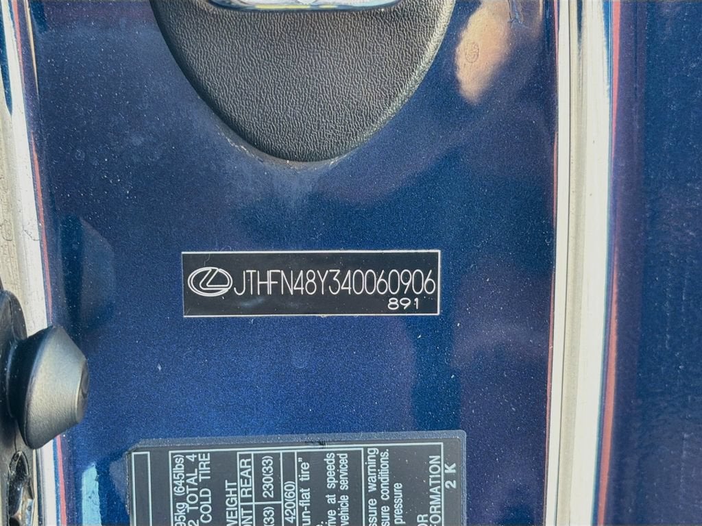 2004 Lexus SC 430 