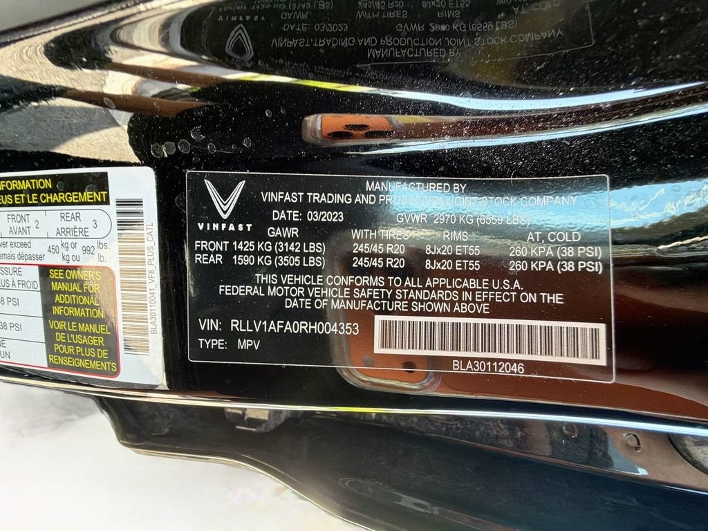 2024 VINFAST VF 8 Plus
