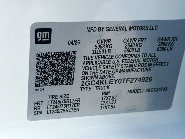 2026 Chevrolet Silverado 2500 HD WT