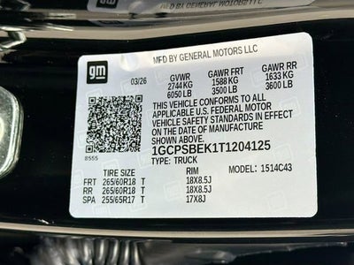 2026 Chevrolet Colorado WT