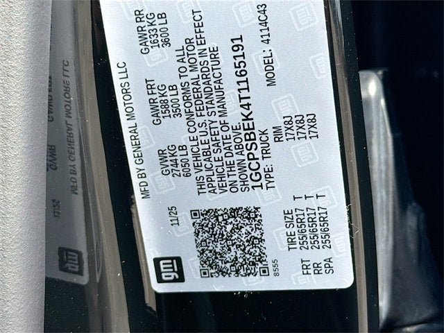 2026 Chevrolet Colorado WT