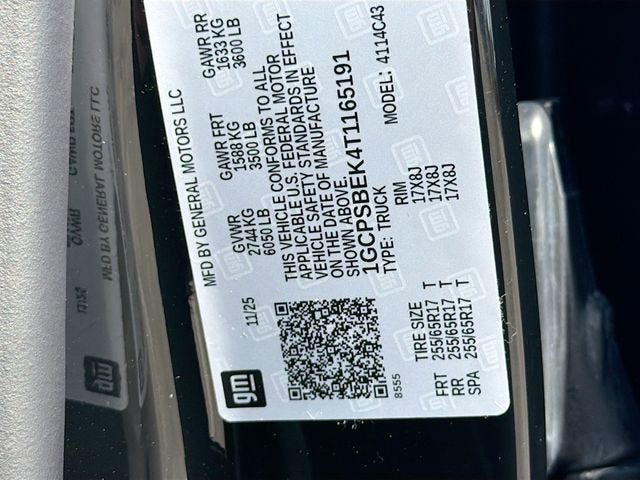 2026 Chevrolet Colorado WT