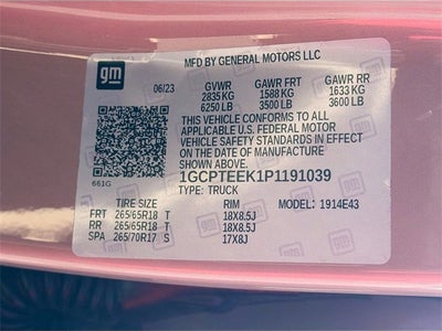 2023 Chevrolet Colorado Trail Boss