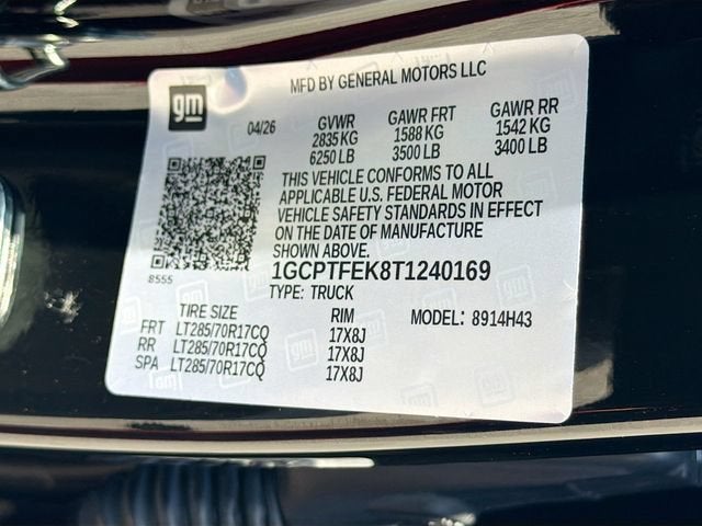 2026 Chevrolet Colorado ZR2
