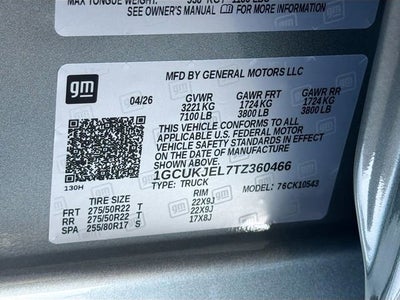 2026 Chevrolet Silverado 1500 High Country