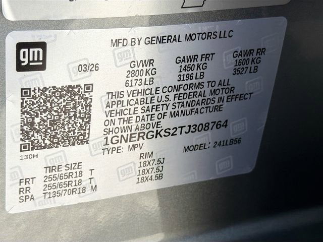 2026 Chevrolet Traverse LT