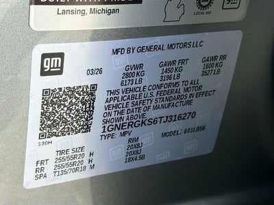 2026 Chevrolet Traverse LT