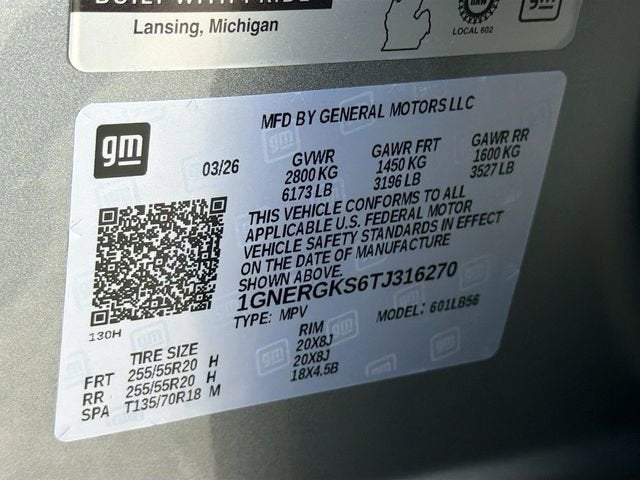 2026 Chevrolet Traverse LT