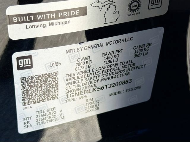 2026 Chevrolet Traverse RS