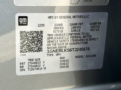 2026 Chevrolet Traverse RS