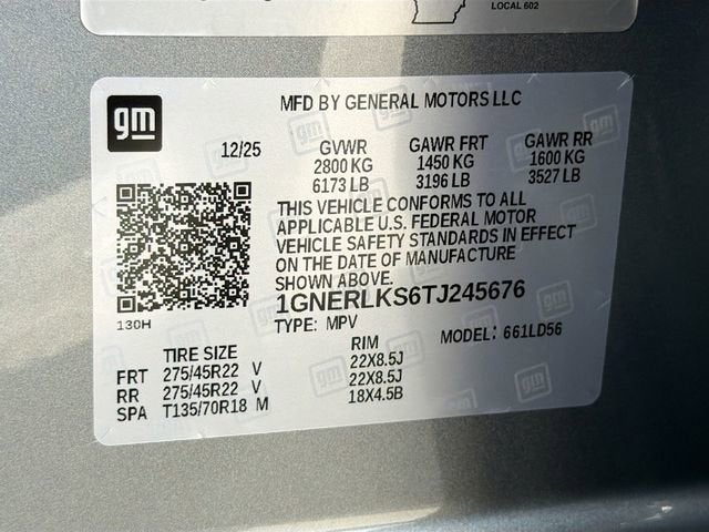 2026 Chevrolet Traverse RS