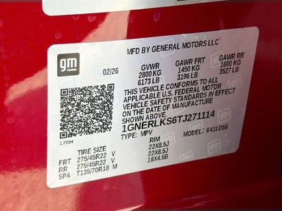 2026 Chevrolet Traverse RS