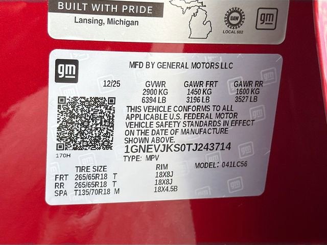 2026 Chevrolet Traverse Z71