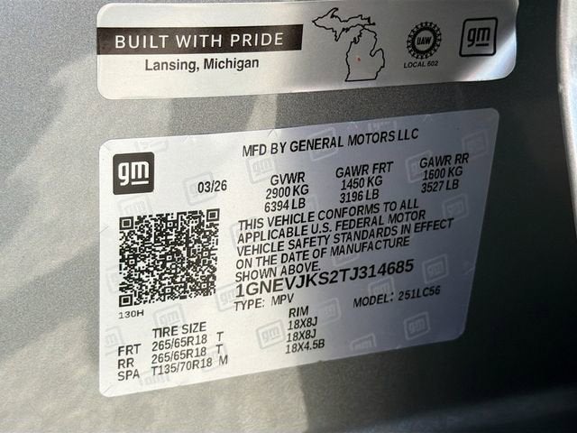2026 Chevrolet Traverse Z71