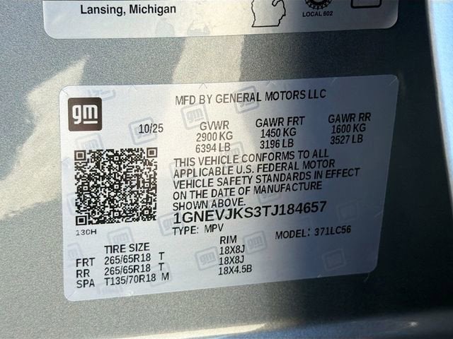 2026 Chevrolet Traverse Z71