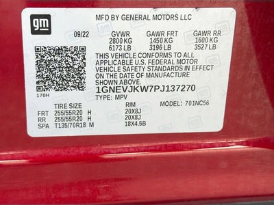 2023 Chevrolet Traverse RS