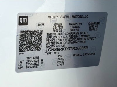 2026 Chevrolet Tahoe RST