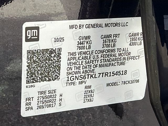 2026 Chevrolet Tahoe High Country