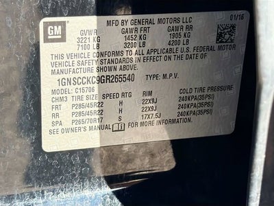 2016 Chevrolet Tahoe LTZ