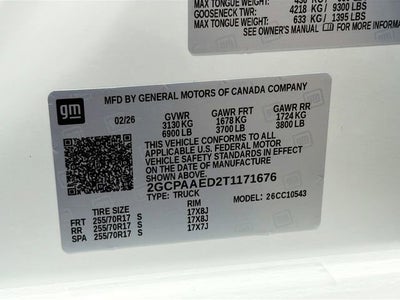 2026 Chevrolet Silverado 1500 WT