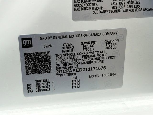 2026 Chevrolet Silverado 1500 WT