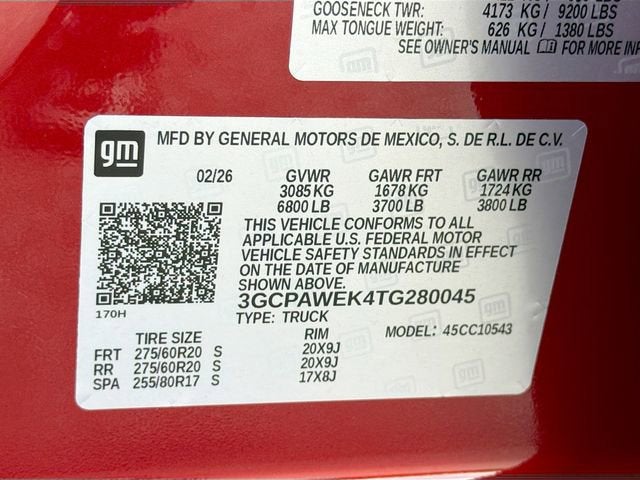2026 Chevrolet Silverado 1500 RST