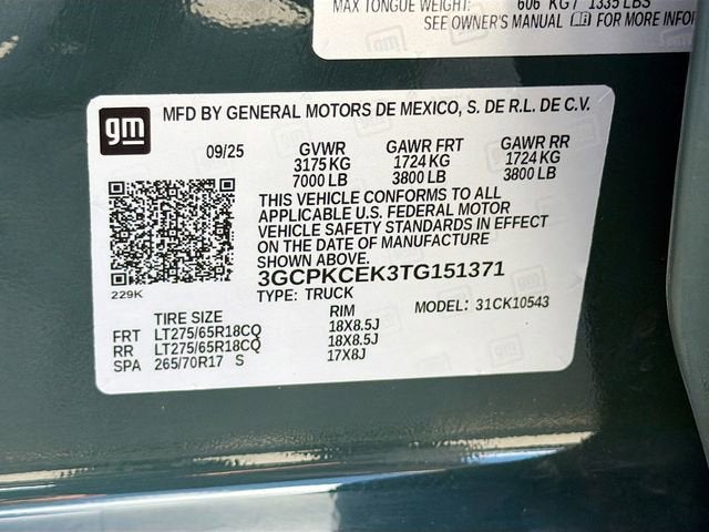 2026 Chevrolet Silverado 1500 Custom Trail Boss