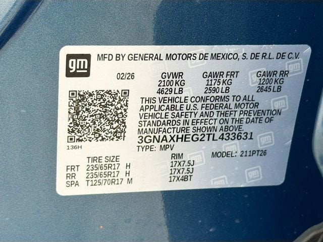 2026 Chevrolet Equinox LT