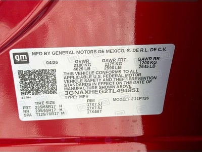2026 Chevrolet Equinox LT