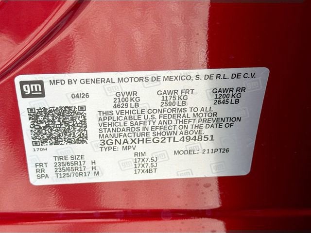 2026 Chevrolet Equinox LT