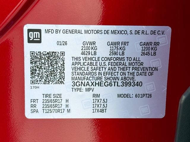 2026 Chevrolet Equinox LT