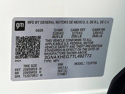 2026 Chevrolet Equinox LT