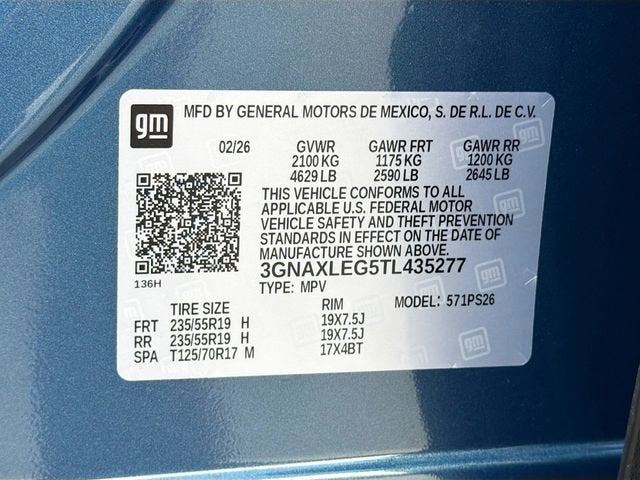 2026 Chevrolet Equinox RS