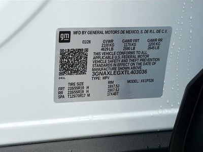 2026 Chevrolet Equinox RS