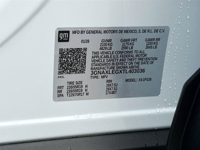 2026 Chevrolet Equinox RS