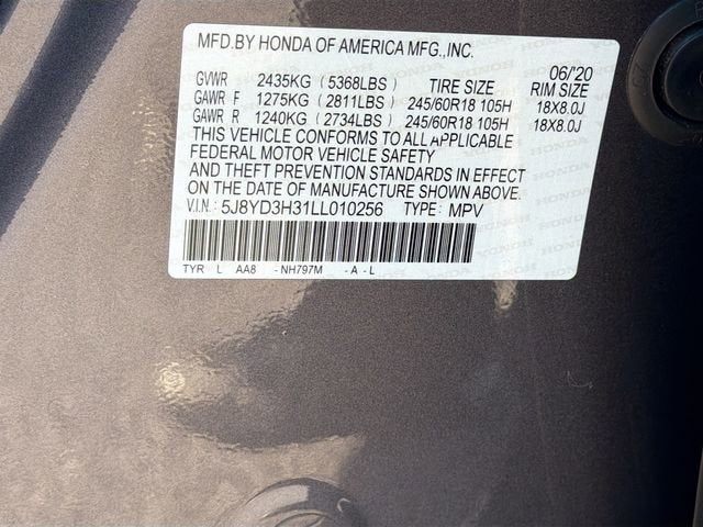 2020 Acura MDX Base