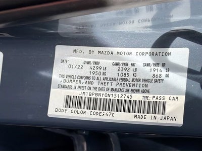 2022 Mazda Mazda3 Hatchback 2.5 Turbo Premium Plus