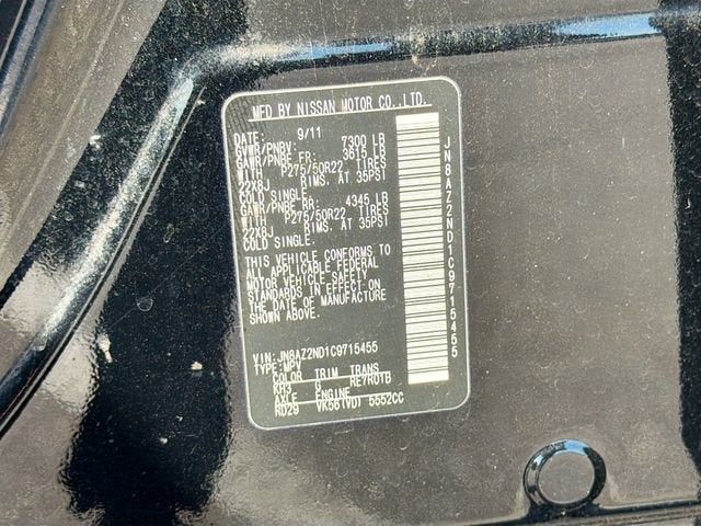 2012 INFINITI QX56 8-passenger