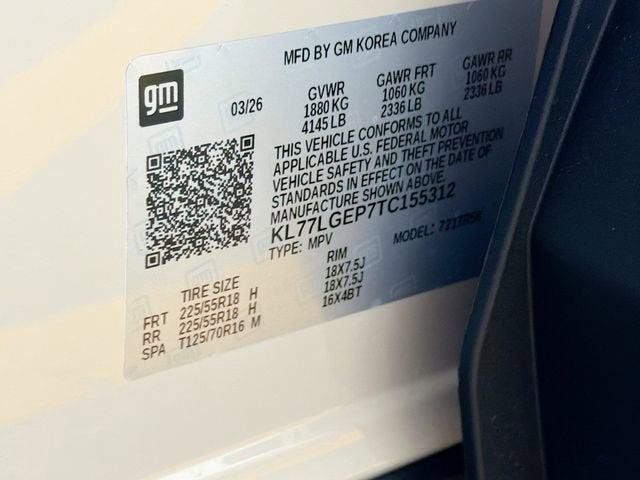2026 Chevrolet Trax 1RS