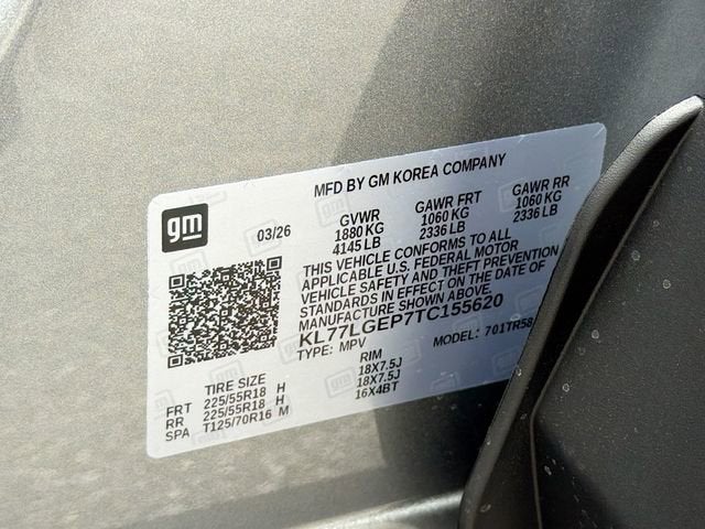 2026 Chevrolet Trax 1RS