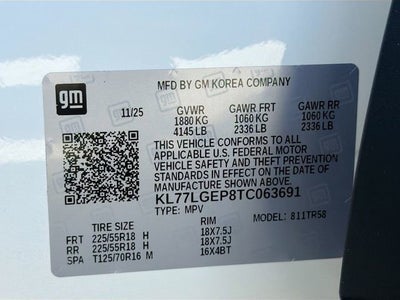 2026 Chevrolet Trax 1RS