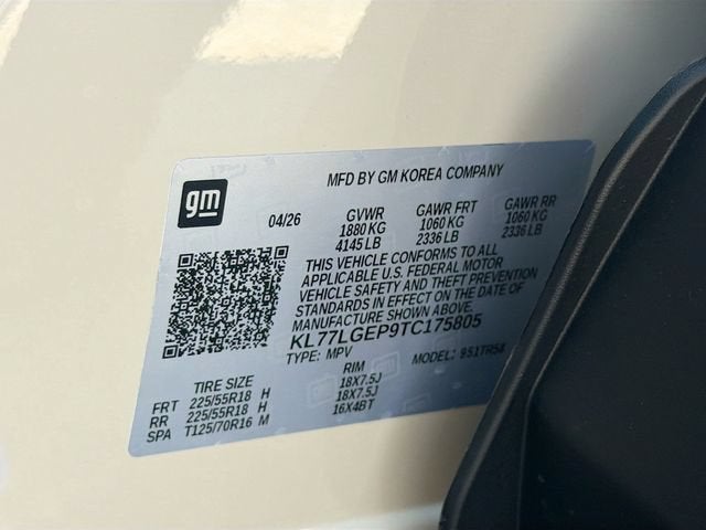 2026 Chevrolet Trax 1RS