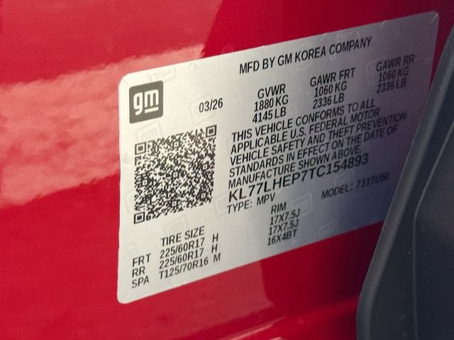 2026 Chevrolet Trax LT