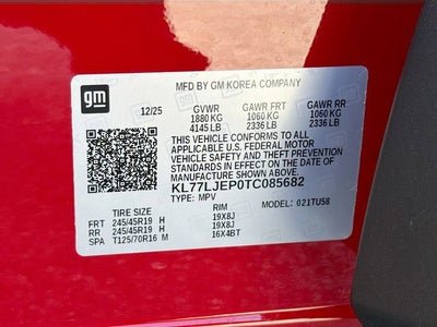 2026 Chevrolet Trax 2RS