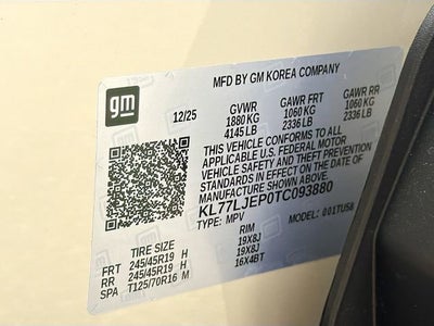 2026 Chevrolet Trax 2RS