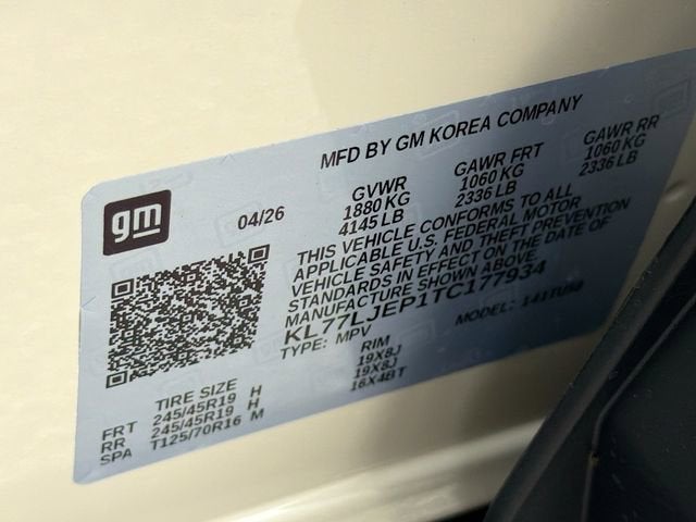 2026 Chevrolet Trax 2RS